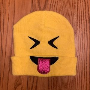 Funny emoji hat